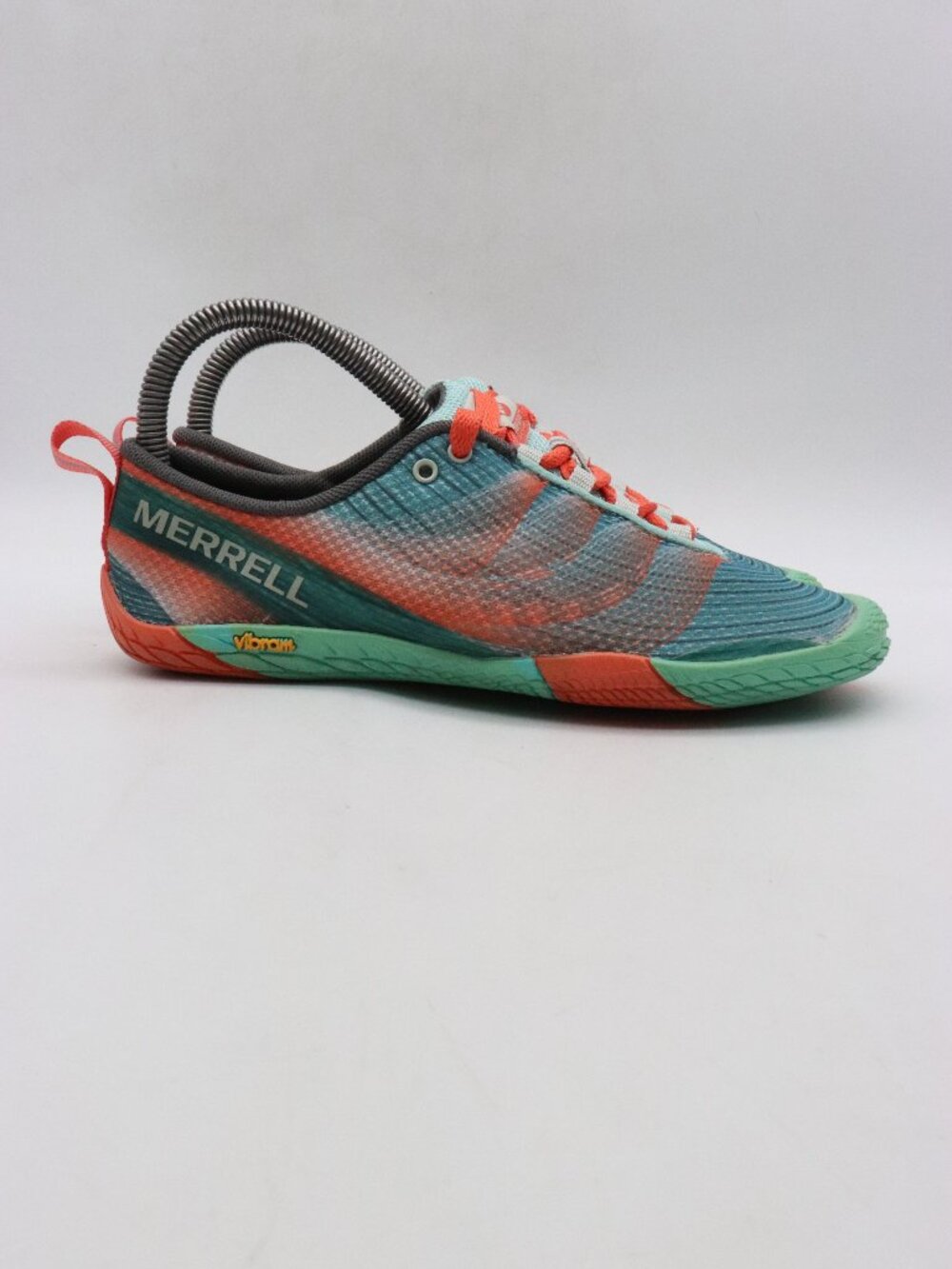 Merrell Vapor Glove 2 Women's 6.5 Blue red Barefoot Trail Running Sneakers 03916